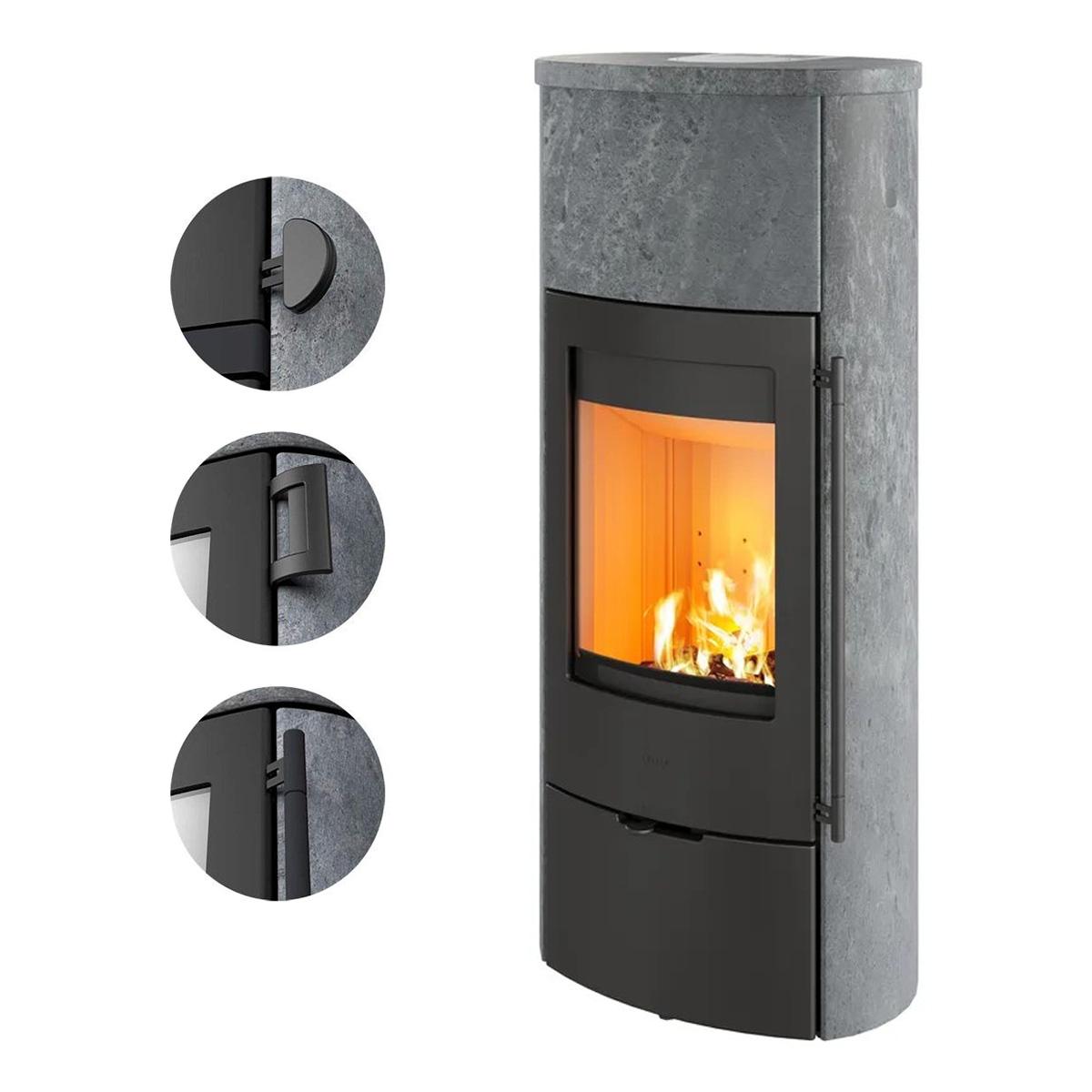 Kaminofen Lotus Jubilee 25M Speckstein 6,5 kW inkl. Wärmespeicher