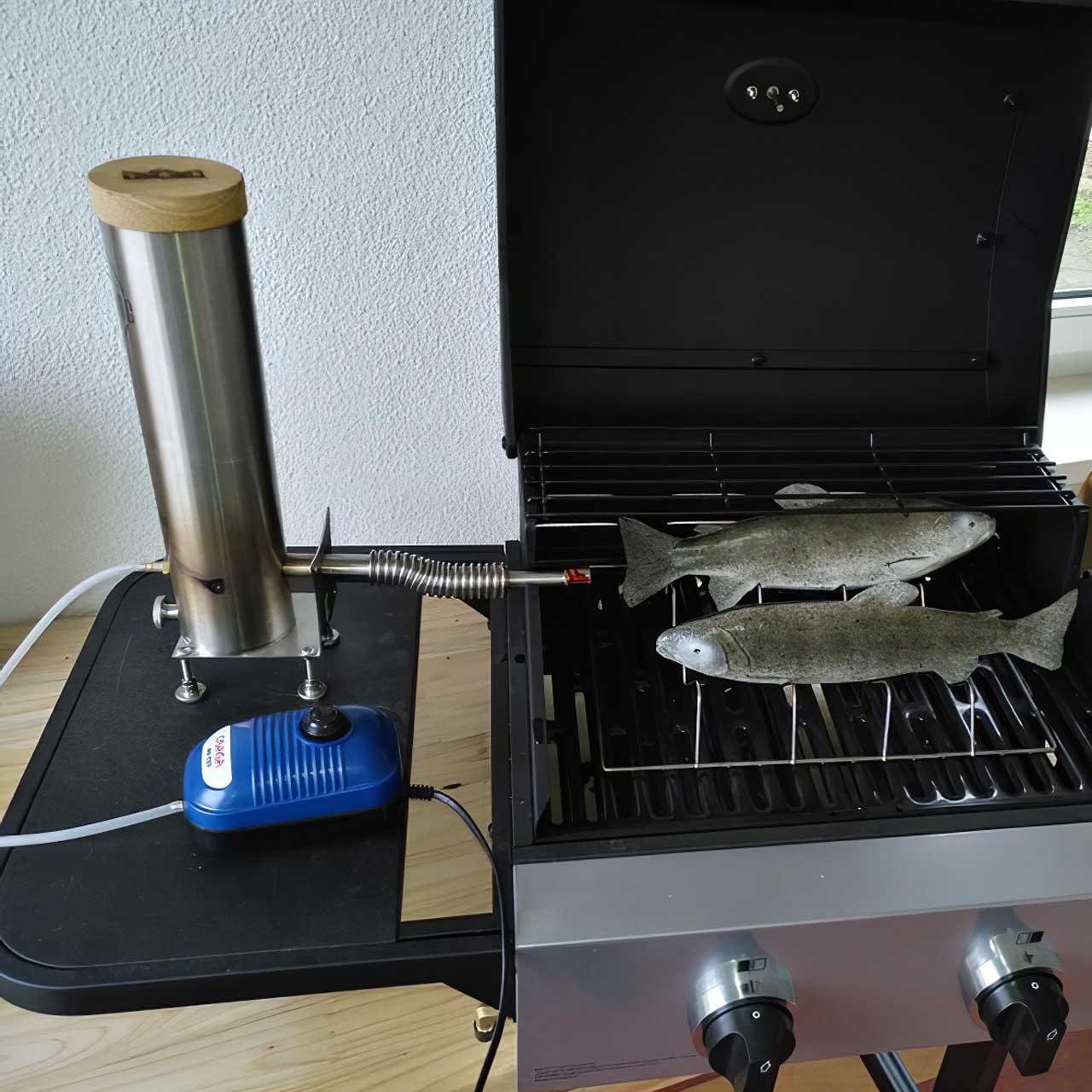 Smo-King Adapter für Edelstahlflexrohr 16 mm für Grill-Smo