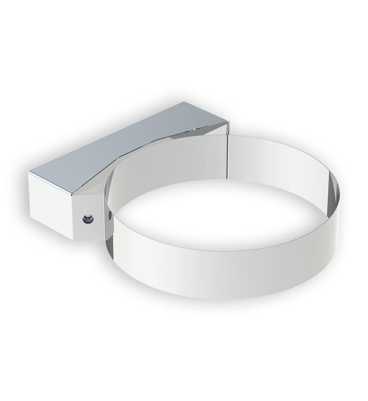 Jeremias DW Wandhalter starr, Wandabstand 50mm - für Schornstein-Innendurchmesser: 225mm