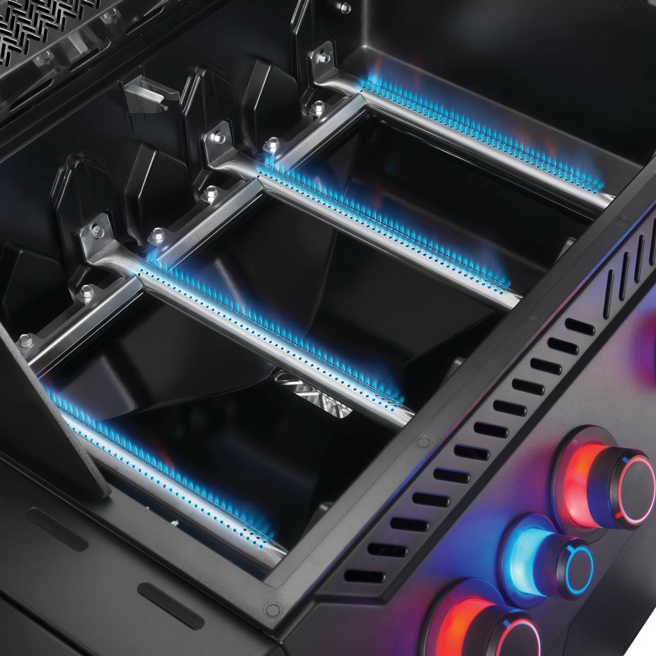 Gasgrill Napoleon Phantom Prestige 500 Connected Mattschwarz, SIZZLE ZONE und Heckbrenner (2026) Bundle inkl. 2 Unterschränke