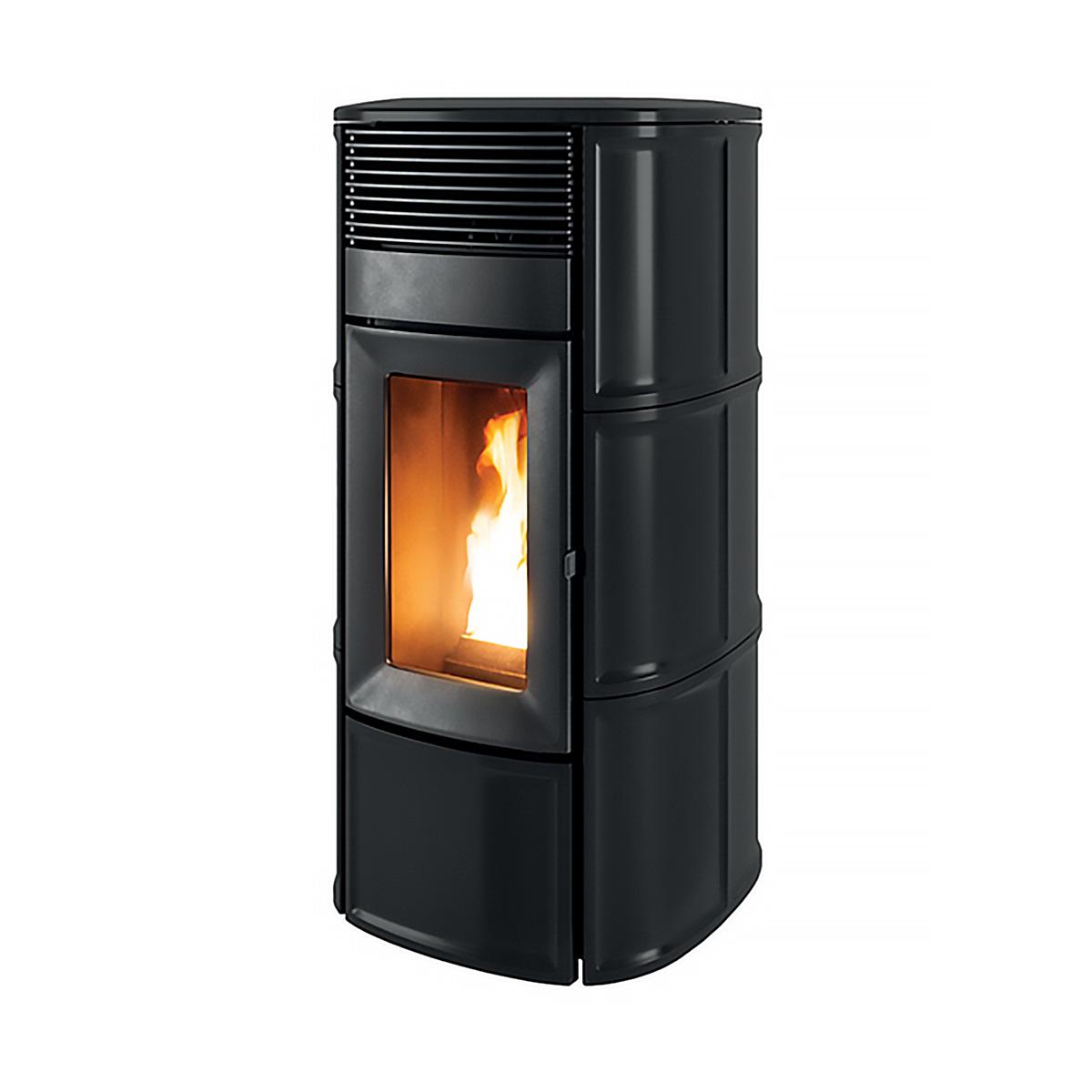 Pelletofen MCZ Suite Comfort Air Matic 12 Core R - Ausführung: Keramik Matt Black