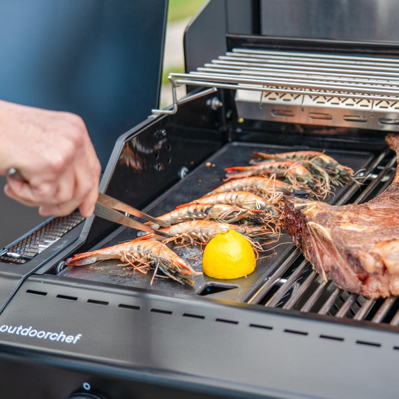 Grillzubehör Outdoorchef Gusseisen Grillplatte für Heat-C