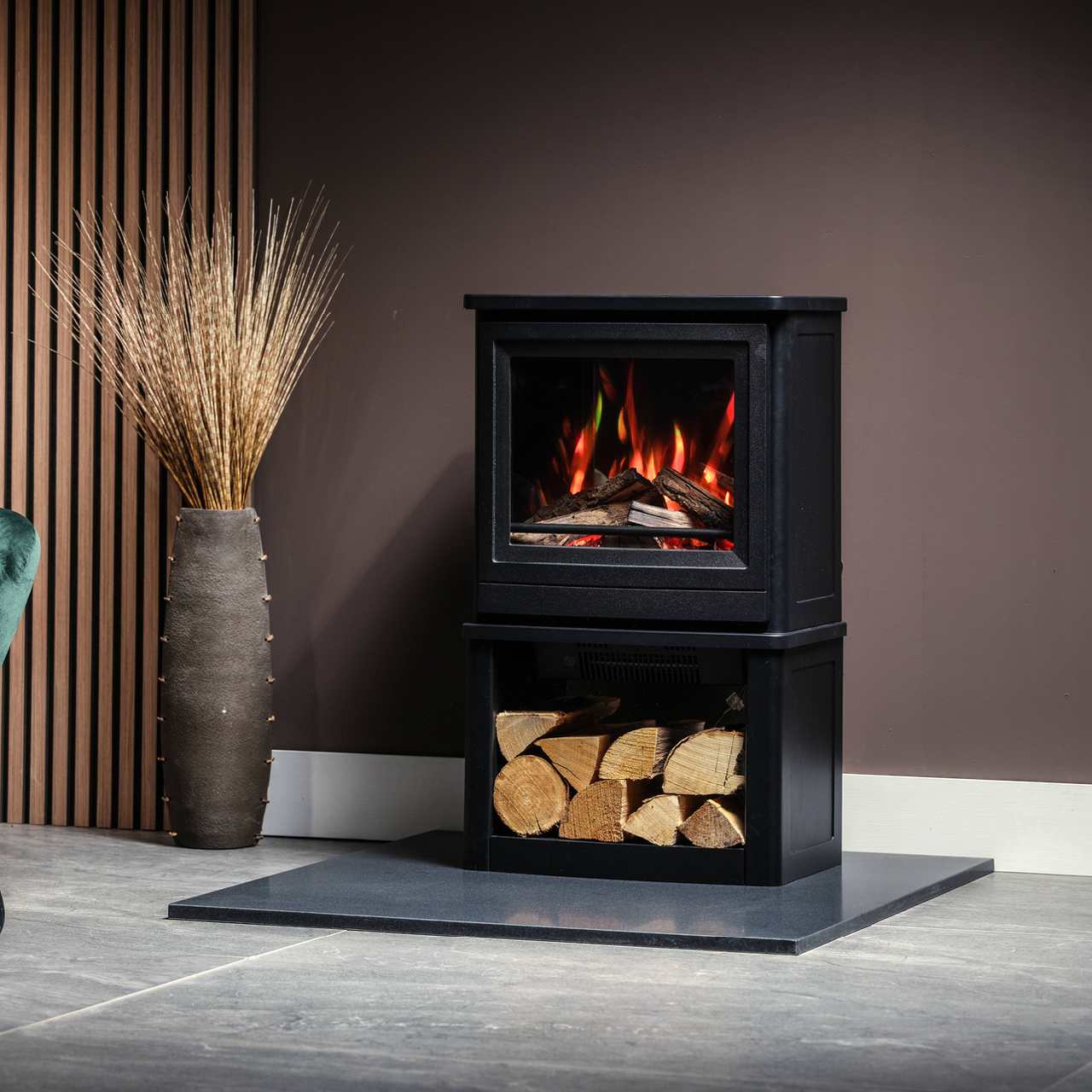 Trimline Fires Solano Logstore Holzscheitaufbewahrung