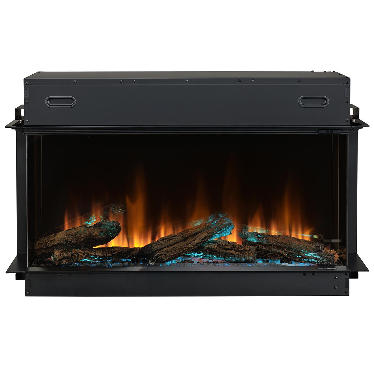 Dimplex Ignite Ultra 40 Elektrokamin - 3-seitiges Flammenerlebnis mit Optiflame Technologie und App Steuerung