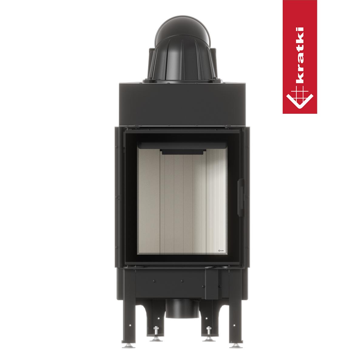 Kamineinsatz Kratki NADIA/8 mit 8 kW - Tür selbstschließend: nein