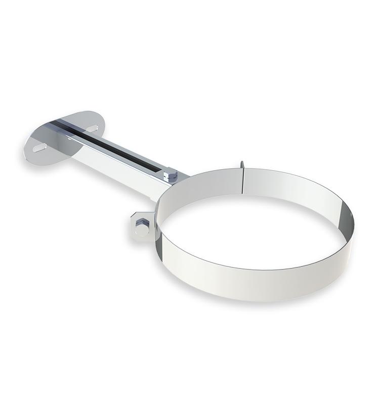 Jeremias DW Wandhalter Design Plus, verstellbar - Wandabstand: 50-150mm - für Schornstein-Innendurchmesser: 100mm