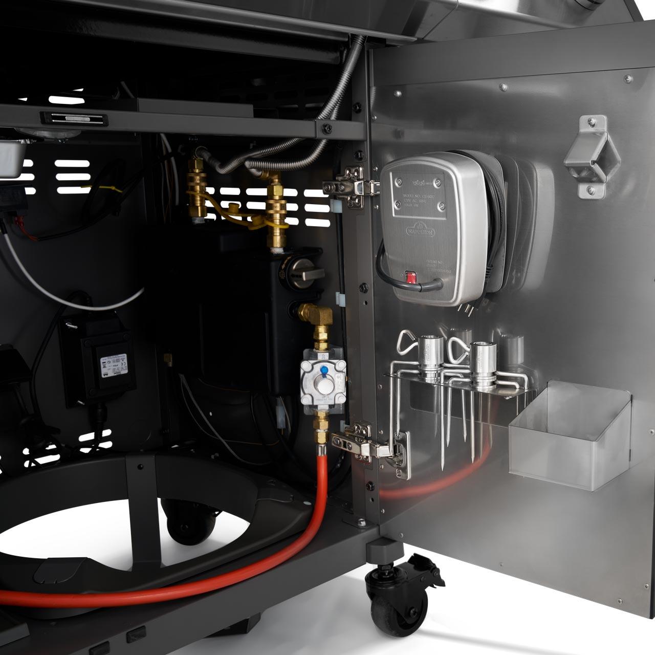 Gasgrill Napoleon Prestige PRO 500 Connected Schwarz, inkl. Drehspieß (2026)