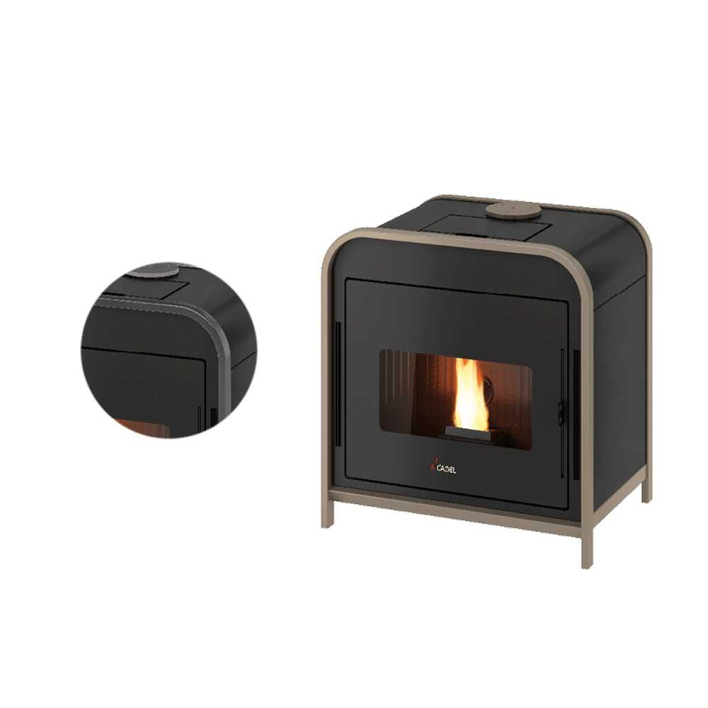 Pelletofen Cadel Frame 9 Up-Twin 9,3 kW