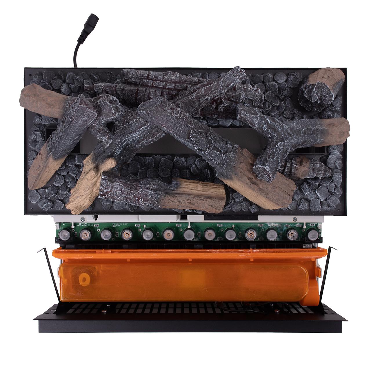 Dimplex Juneau Multi Optimyst Elektrokamin - 3D Flammeneffekt mit Farbsteuerung und Rundumsicht