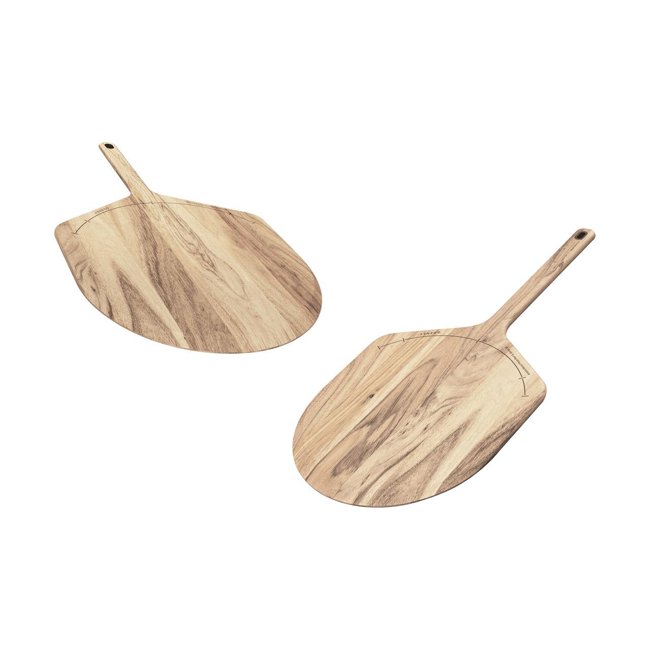 Pizzaofen-Zubehör, Gozney Akazienholz Pizzaheber & Servierbrett - Ausführung: L (Large)