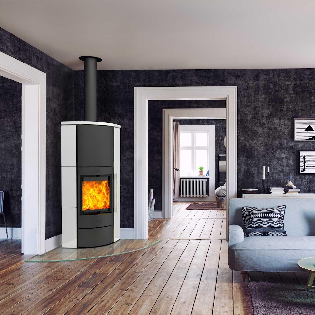 Kaminofen Fireplace Adelaide Keramik 6 kW