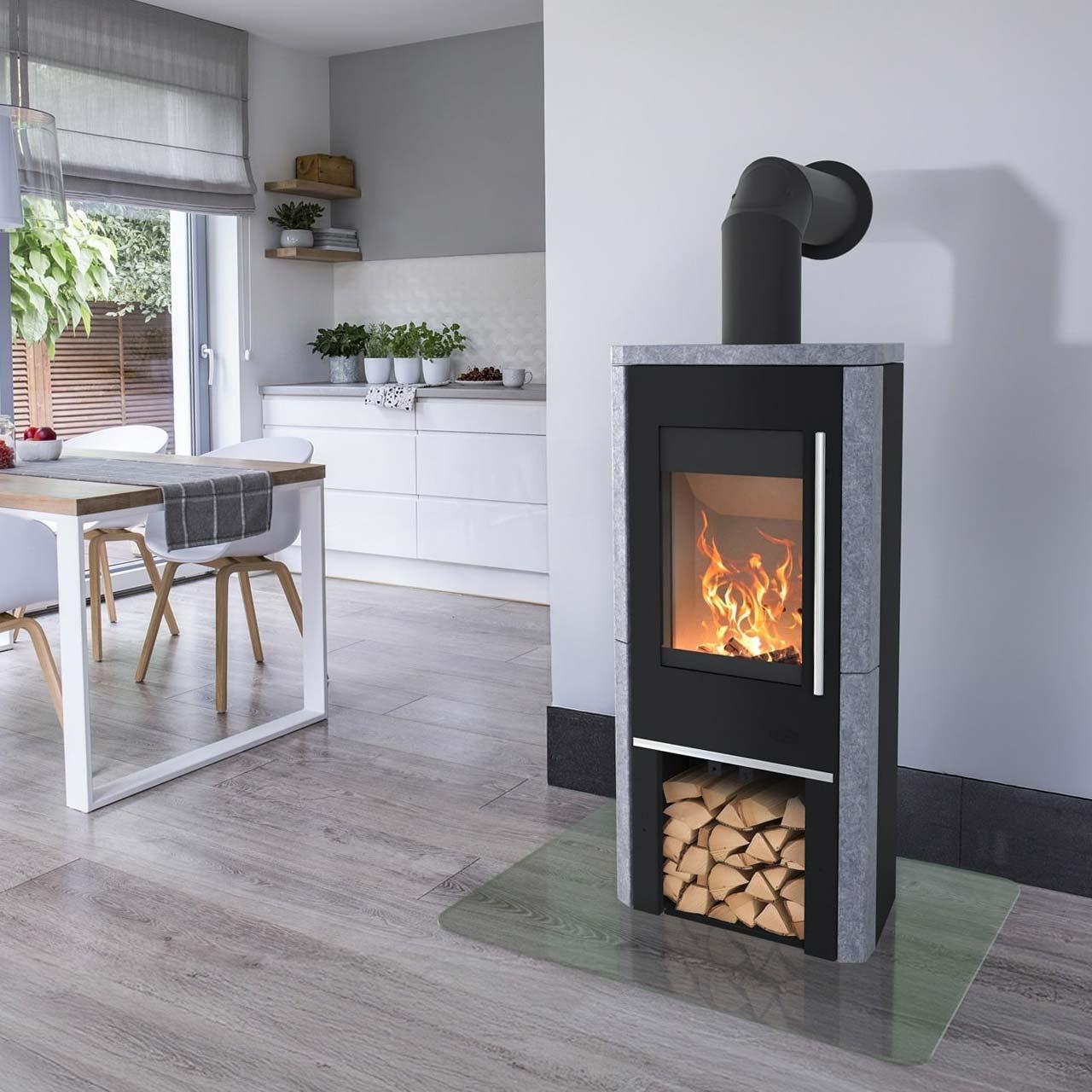 Kaminofen Fireplace Elite Oregon 6,9 kW - Ausführung: Speckstein