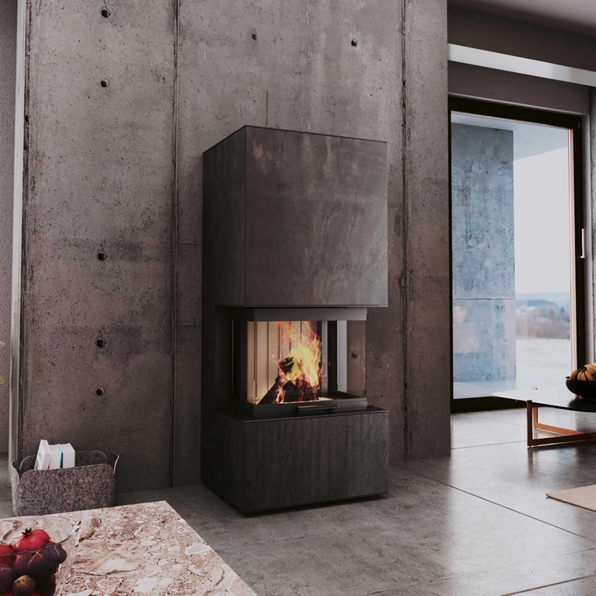 Kaminofen Neocube P10 Steel Edition mit 7,9 kW