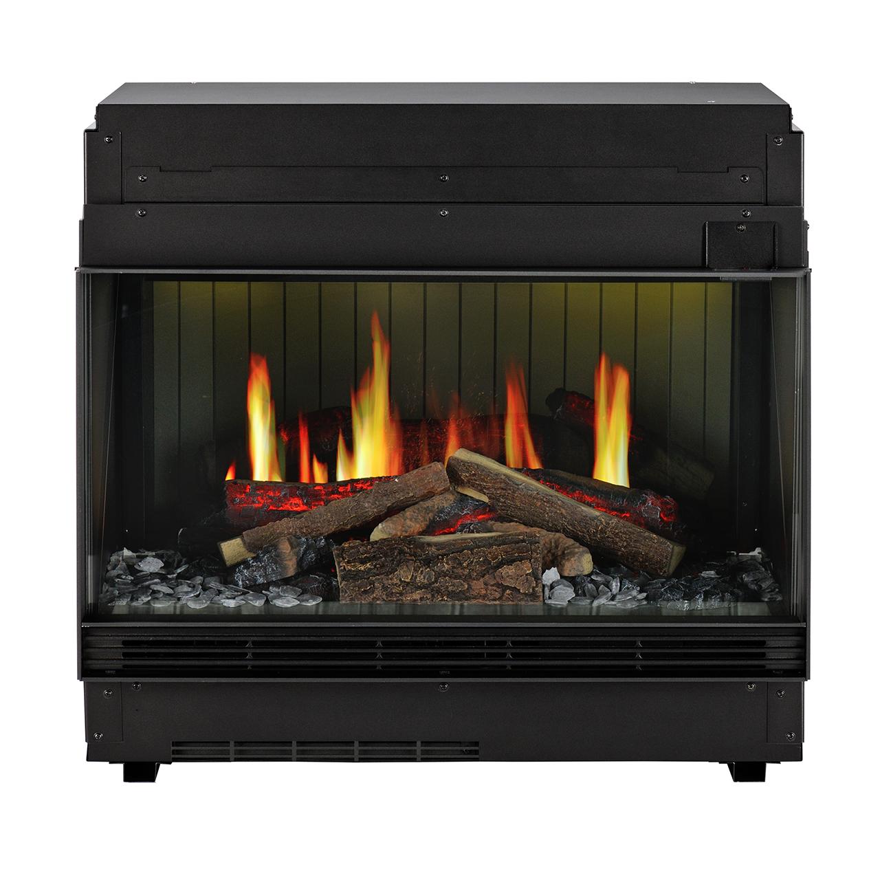 Dimplex Vista 70 I Elektrokamin - Opti-V Flame mit Sound, realistischen Holzscheiten und Heizfunktion