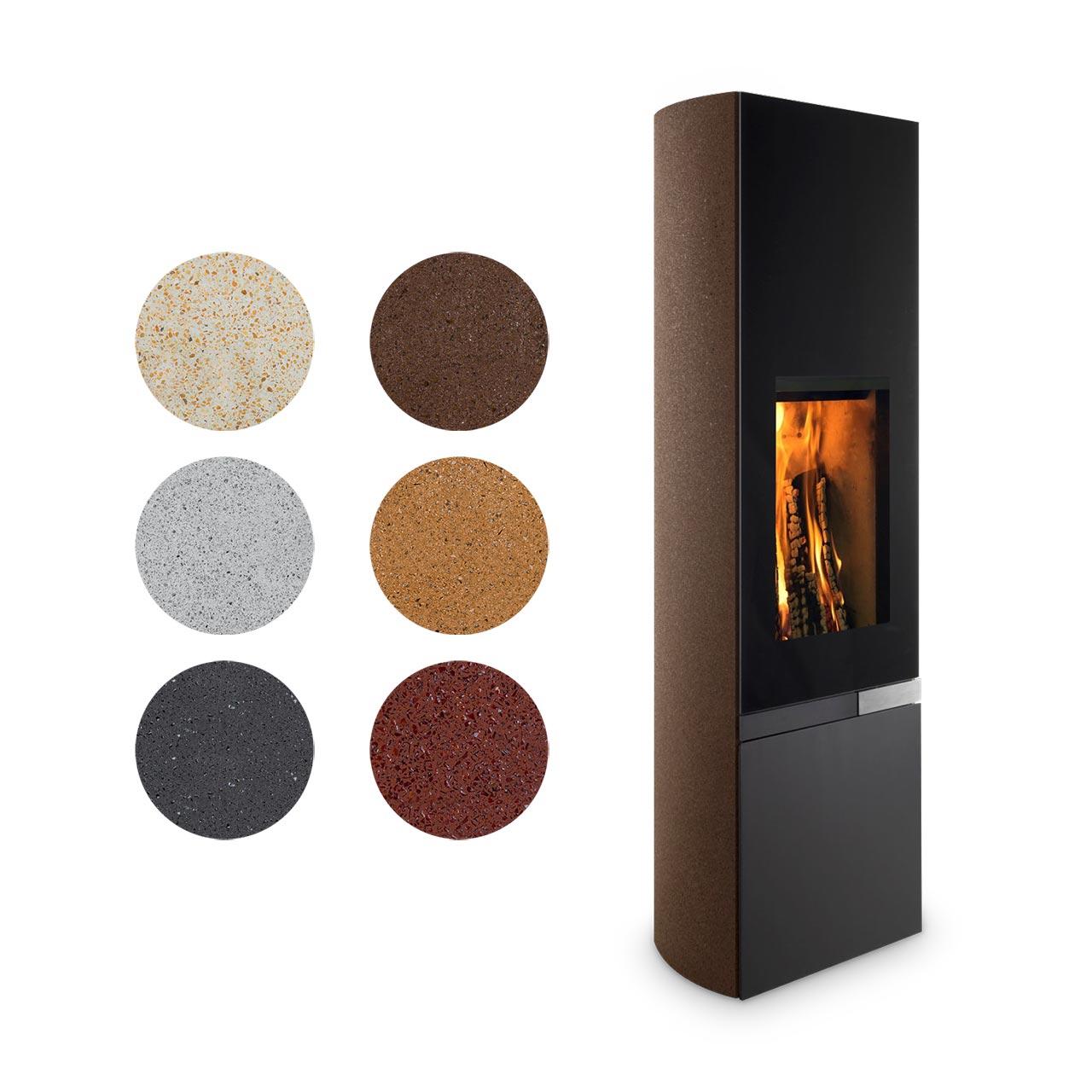 Speicherofen Tonwerk T-TWO Swing 6,5 kW - Ausführung: Beige roh