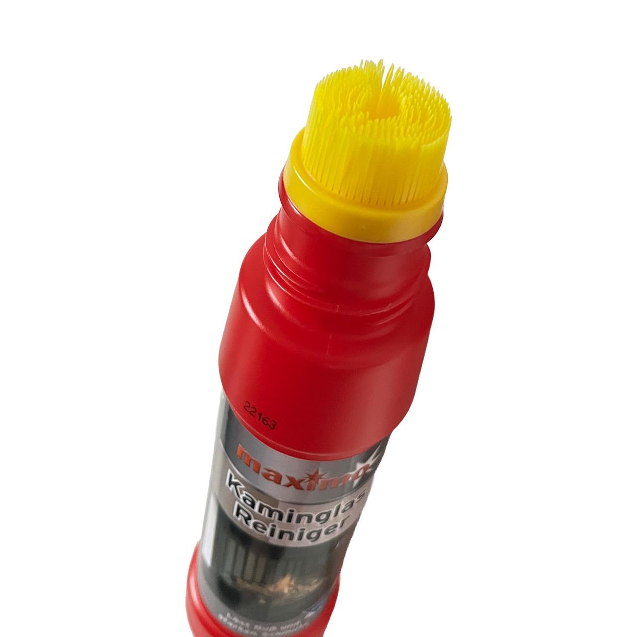 Kaminscheibenreiniger ofen.de Gel mit Bürste, 200 ml Kaminglasreiniger - Menge: 1 Stück