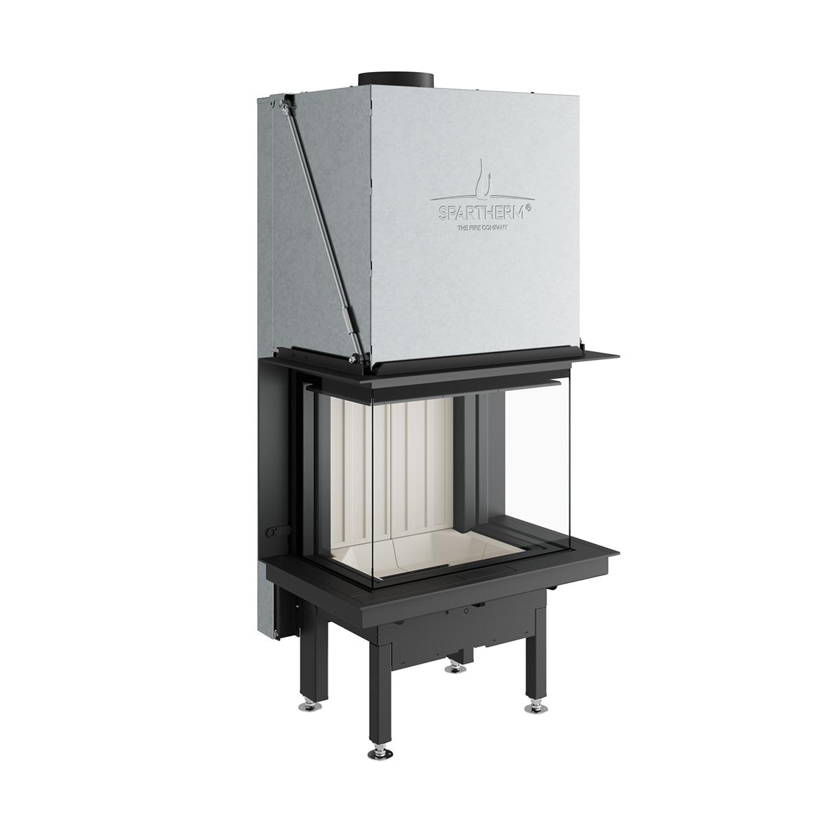 Kamineinsatz Spartherm Premium A-3RL-60h 10 kW - Feuerraumauskleidung: weiß - Rauchrohrdurchmesser: 250 mm