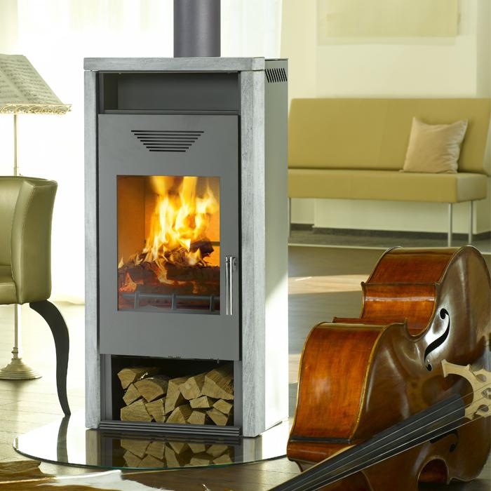 Kaminofen Wamsler Yara Naturstein Serpentino 8 kW