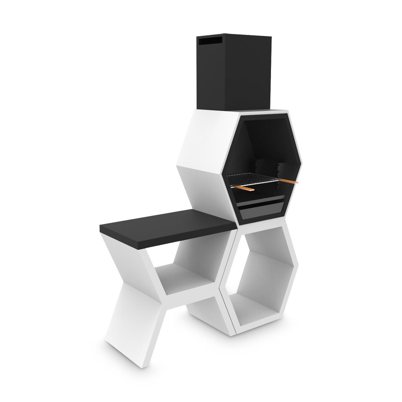 Grillkamin Blive MOD 03 Faserbeton