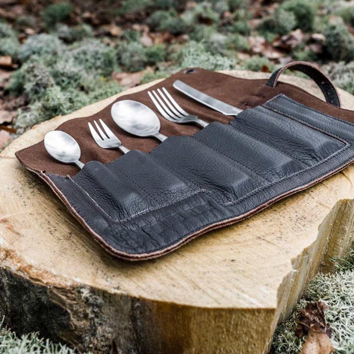 Petromax Bestecktasche aus Leder