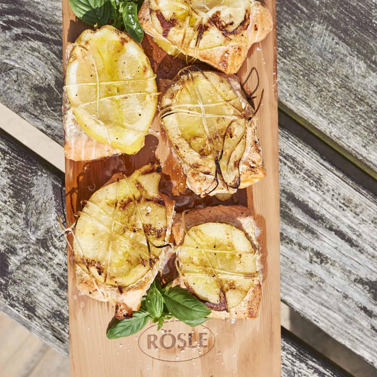 Räucherzubehör Rösle Aromaplanke Zedernholz 40 x 19,5 cm 2-tlg.