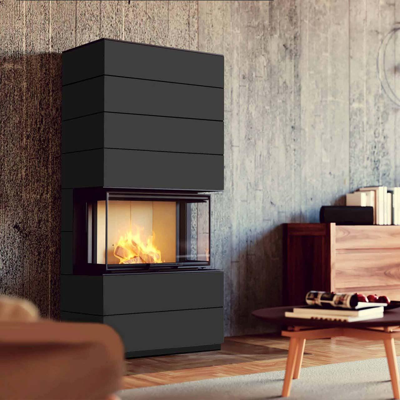 Kaminofen Neocube P20 Black & White Edition 8,5 kW - Ausführung: P20 Nero satin