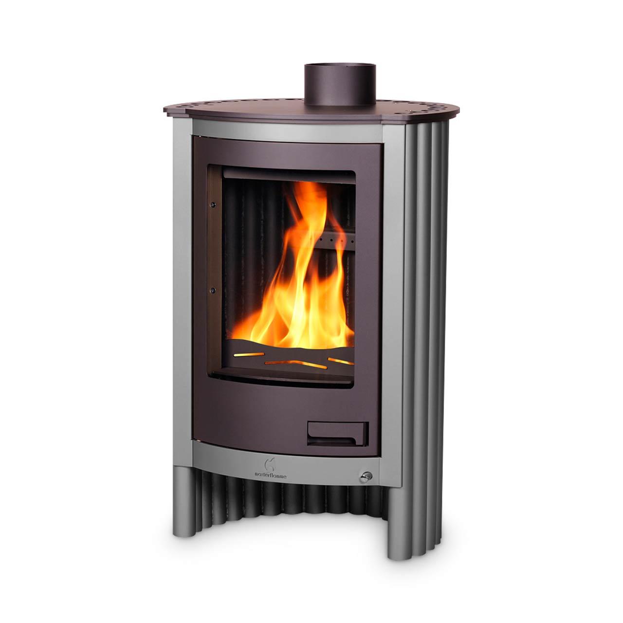 Warmluftofen Masterflamme Piccolo 1, 7 kW - Ausführung: Grau