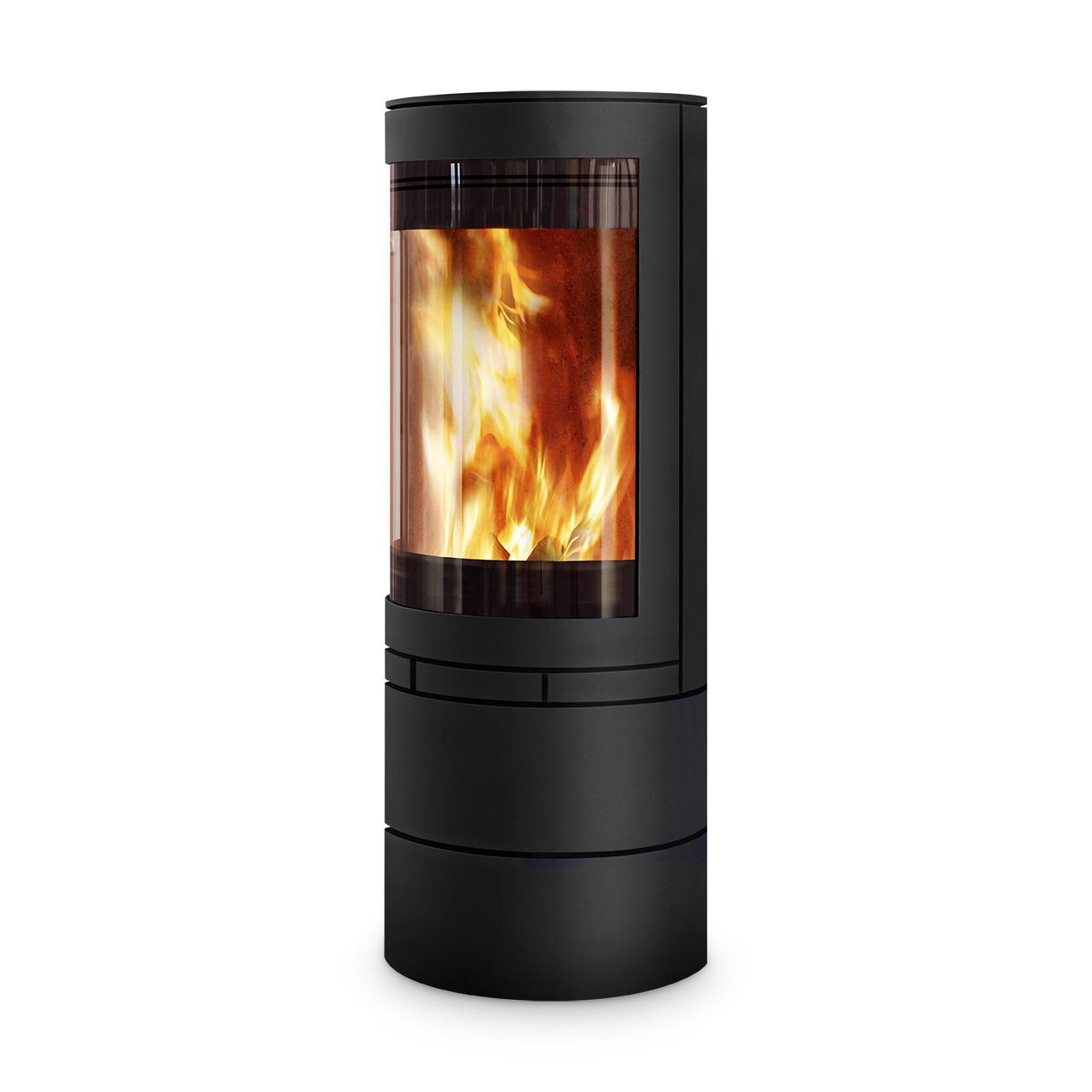 Kaminofen Skantherm Elements Rund 2.0, 6,7 kW - Ausführung: Elements Rund 2.0, RLU, Brennkammer feststehend