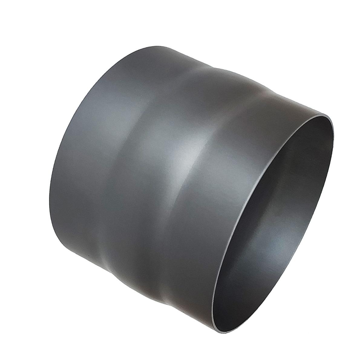 Ofenrohr Adapter DN 200 mm Länge 150 mm Gussgrau Verbindungsstück