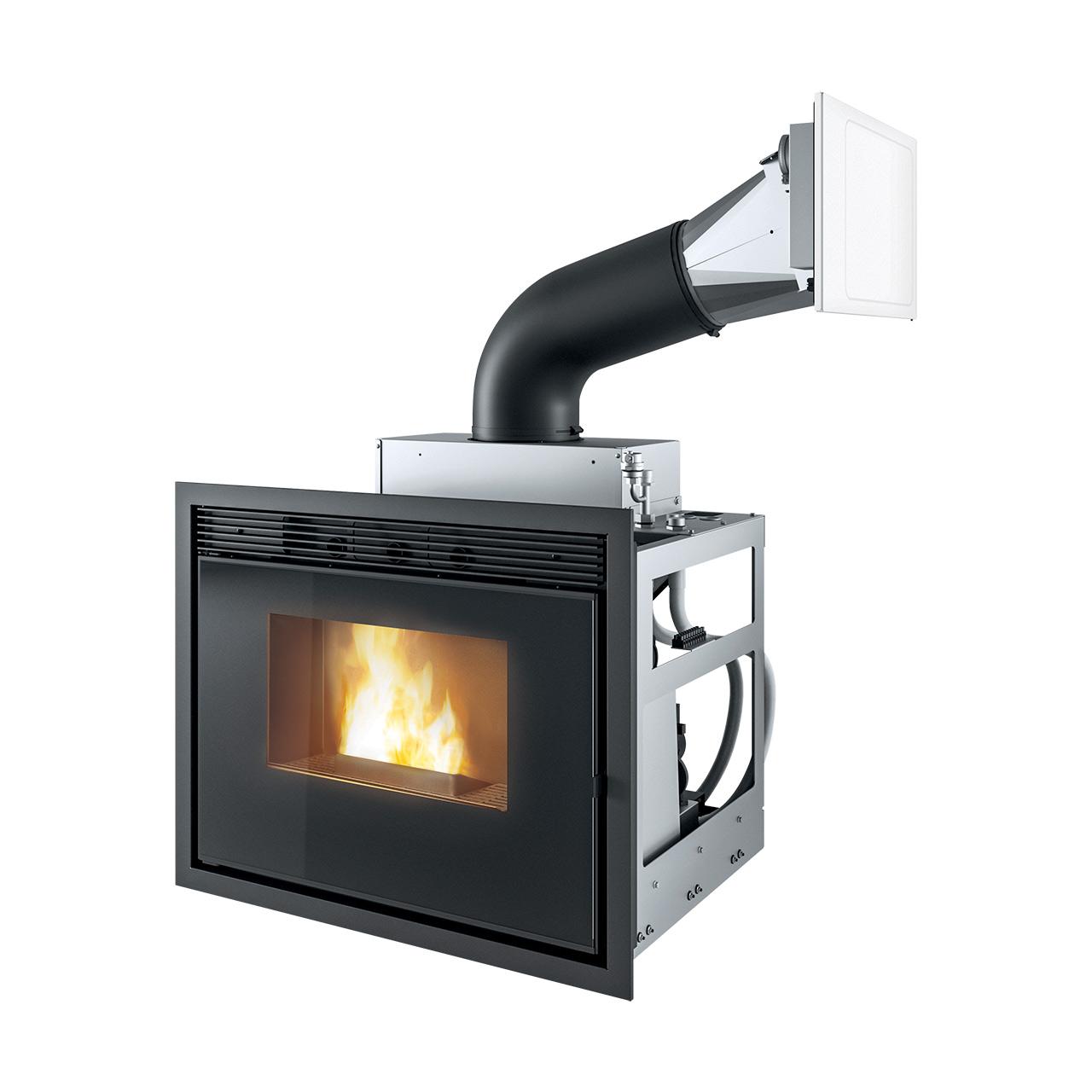 Pellet Kamineinsatz wasserführend MCZ Vivo 90 Hydro 24 M1 24,7 kW