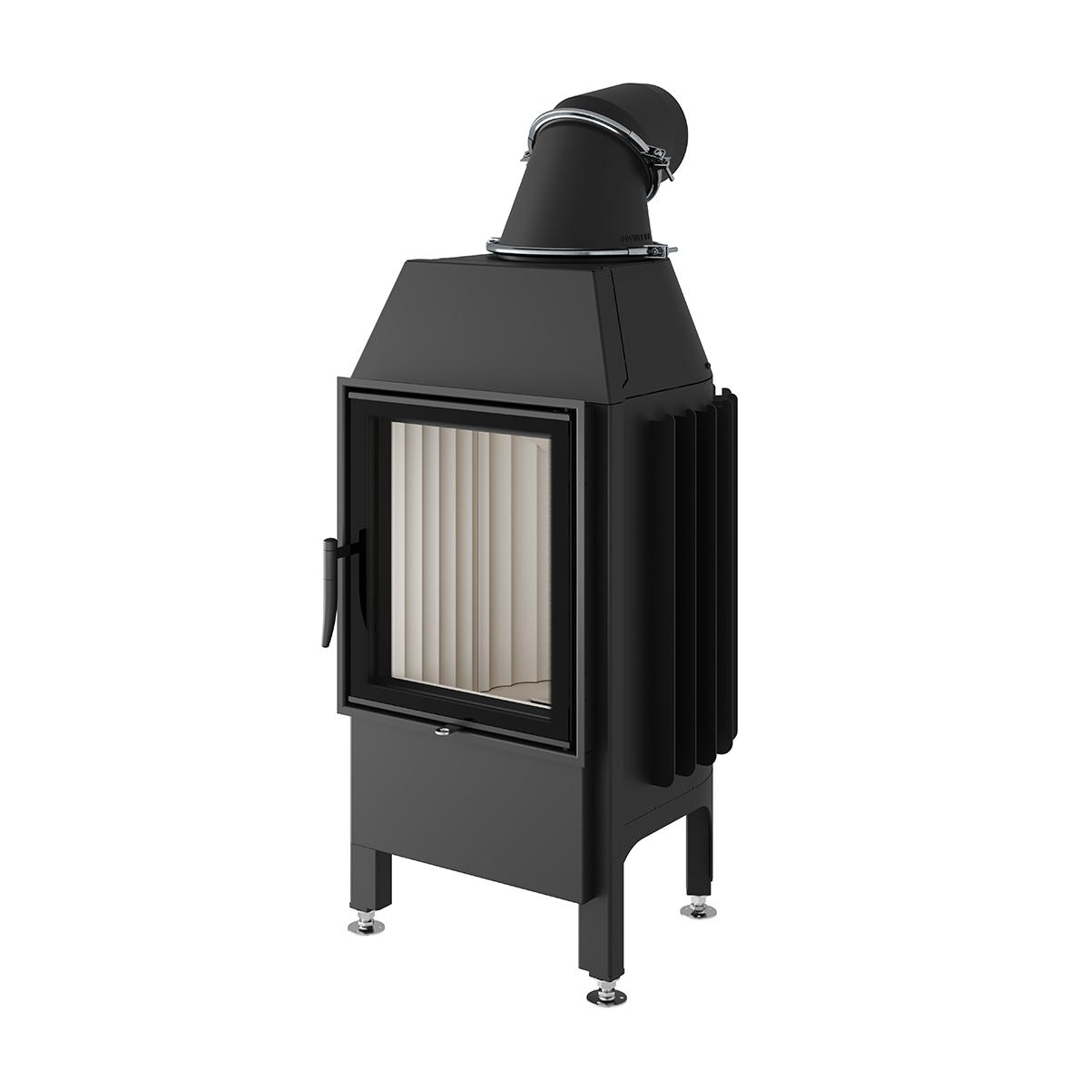 Kamineinsatz Spartherm Mini Z1 7 kW - Feuerraumauskleidung: weiß - Türanschlag: rechts