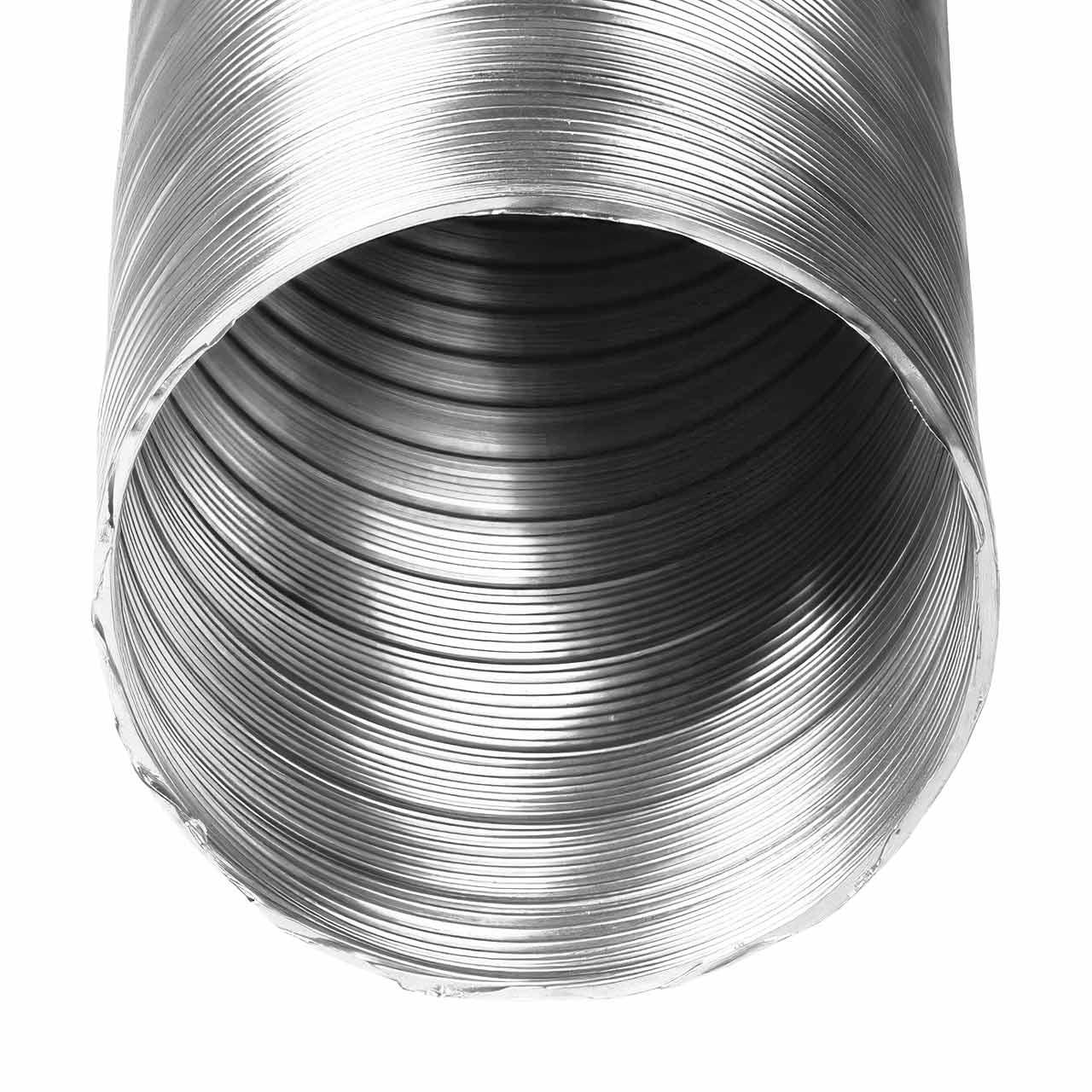 Aluflexrohr AA-Kaminwelt DN 120 mm x 2,7 m Silber