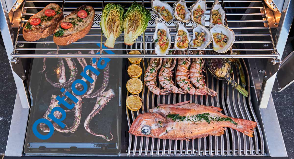 Napoleon WAVE™-Grillroste aus Edelstahl und Warmhalterost