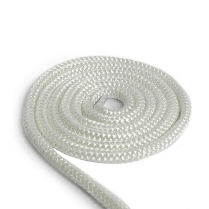 Ofen Dichtschnur 6 bis 12 mm Weiß Meterware - Durchmesser: 10mm