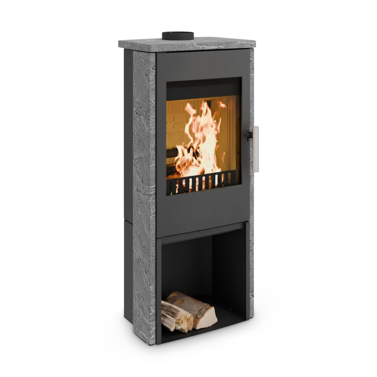 Kaminofen Haas und Sohn Vitorre easy mit 7 kW - Ausführung: Serpentino