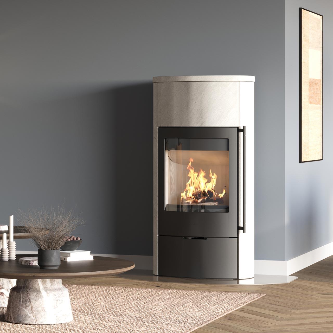 Speicherofen Lotus Jubilee 35M Limestone ecoLine 7,5 kW