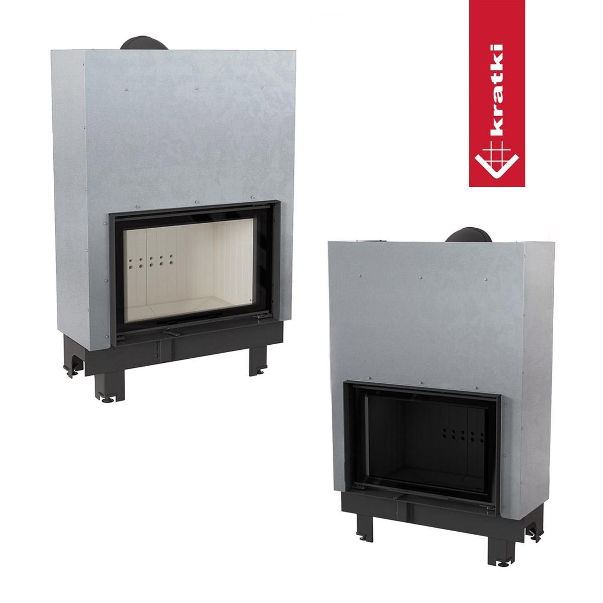 Kamineinsatz Kratki MBO/G mit Schiebetür, 15 kW