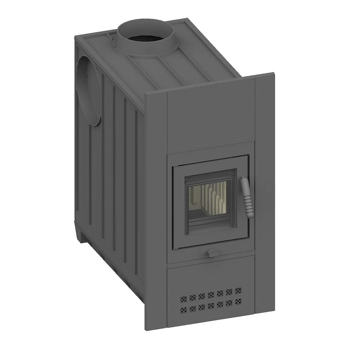 Heizeinsatz Schmid Concept 12 mit 12 kW - Frontplatte: 480 x 830 mm