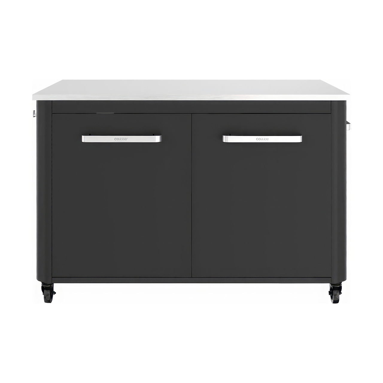 Schrankmodul 120 cm mit Edelstahlplatte