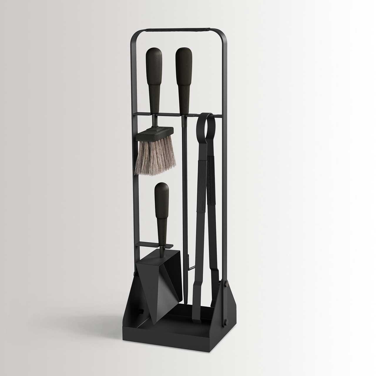 Eldvarm Emma Companion Set, mit oder ohne Leder - Variante: Noir A