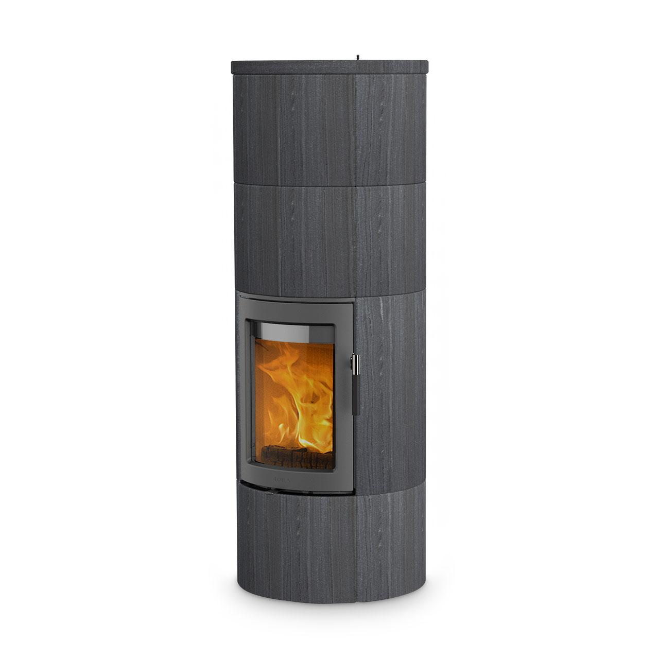Speicherofen Lotus Maestro 2 Indian Night 6 kW - Feuerraumtür: Grau
