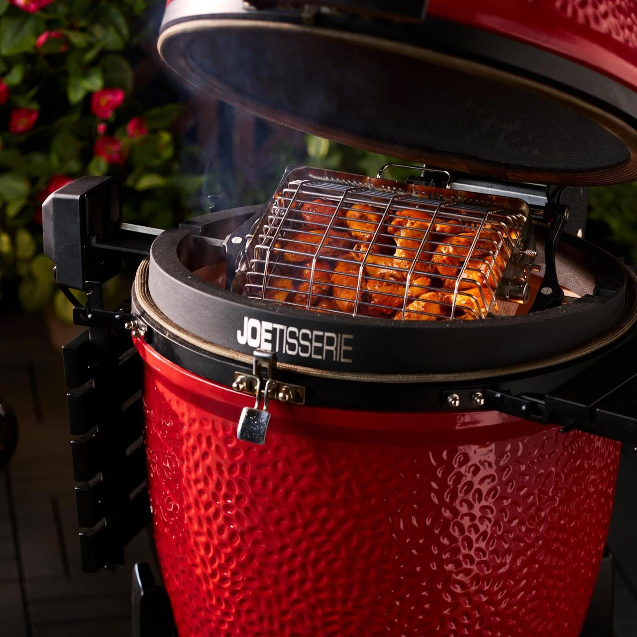 Grillzubehör Kamado Joe JoeTisserie Drehspießkorb-Set
