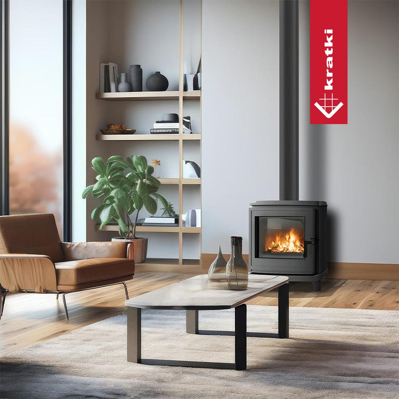 Gussofen Kratki K11 6kW - Ausführung: mit Türfeder