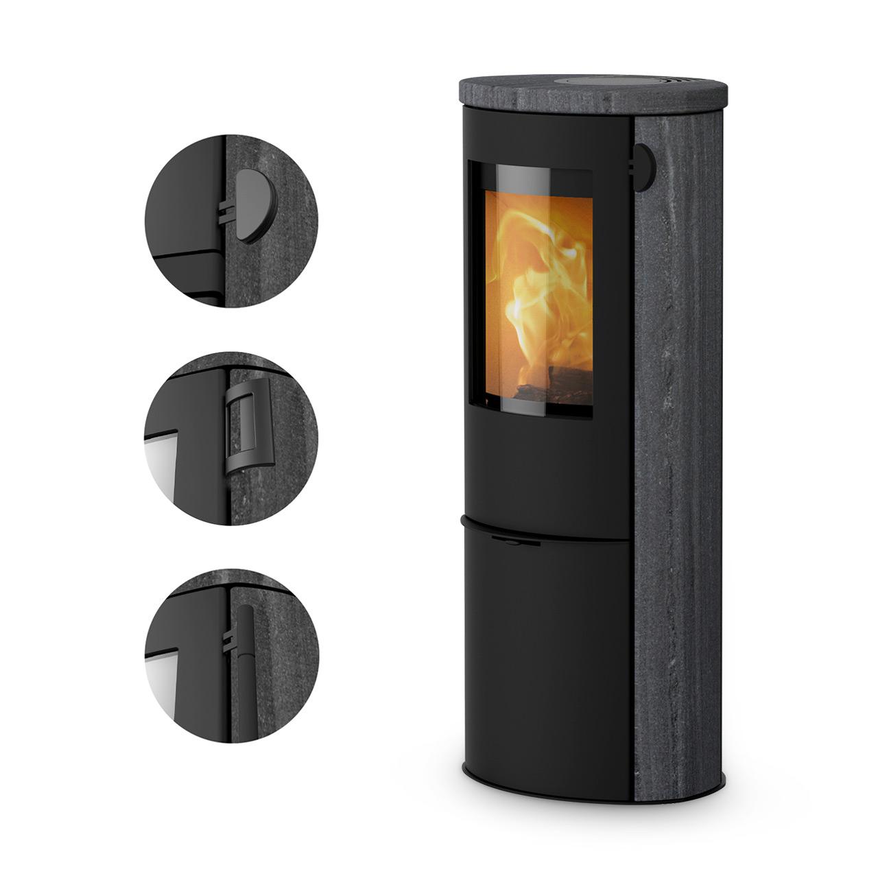 Kaminofen Lotus Liva 6 Indian Night 5 kW