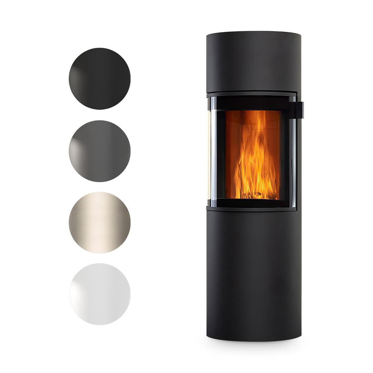 Kaminofen Cera Design Prego X mit 6 kW, 180° Sichtglas