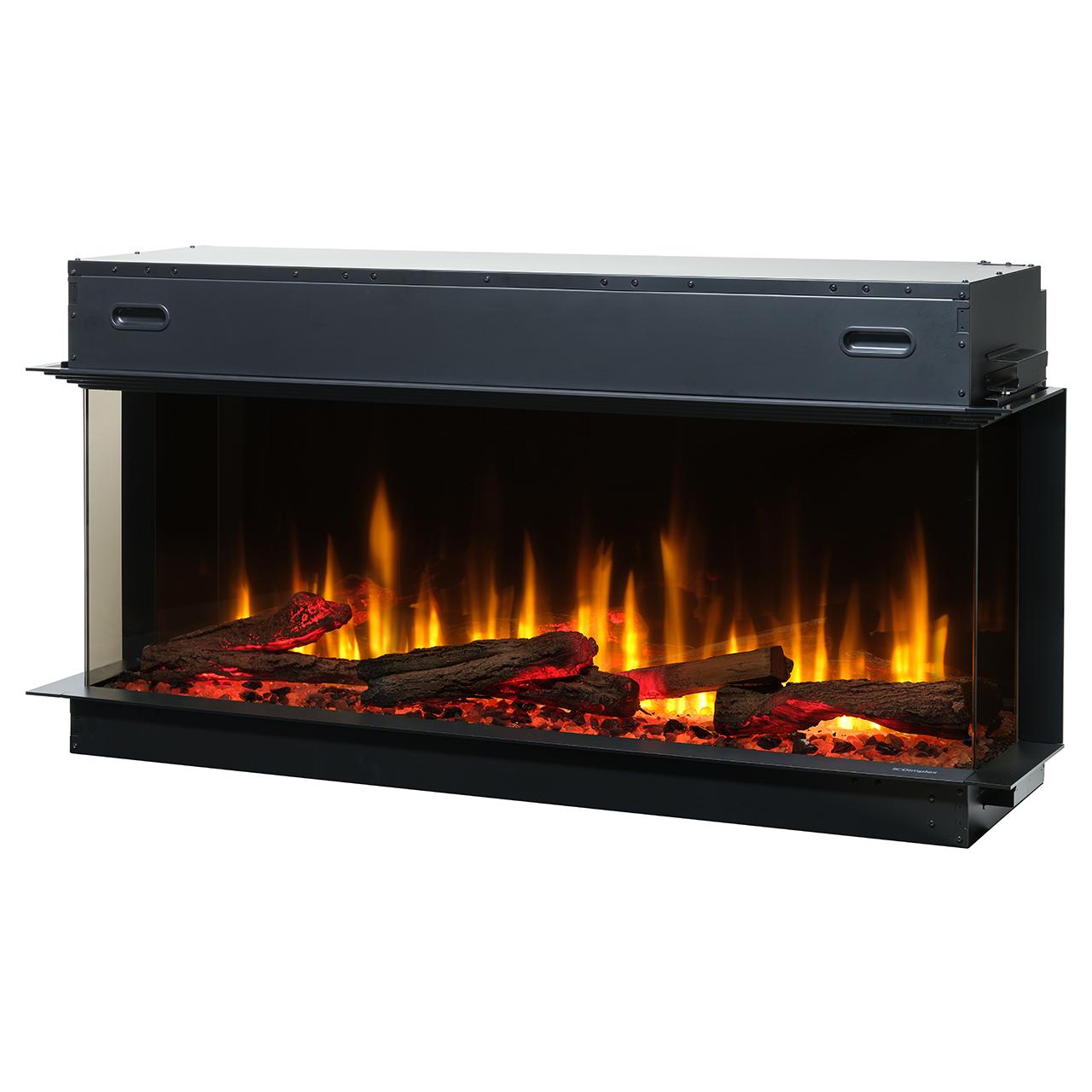 Dimplex Ignite Ultra 50 Elektrokamin - 3-seitiger Einbau, Optiflame Flammen, App-Steuerung & Soundeffekt