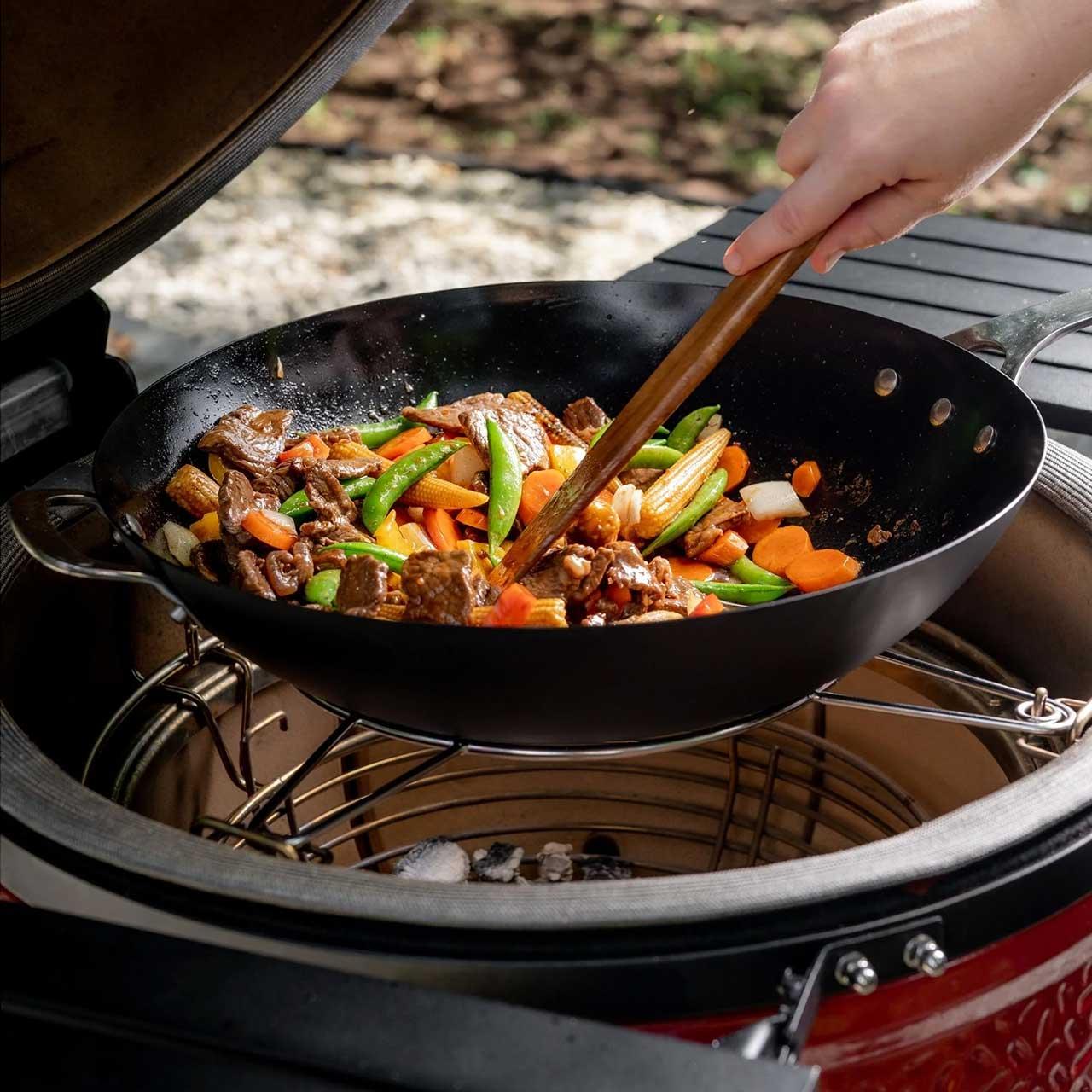 Grillzubehör Kamado Joe Karbon Steel Wok Grillpfanne
