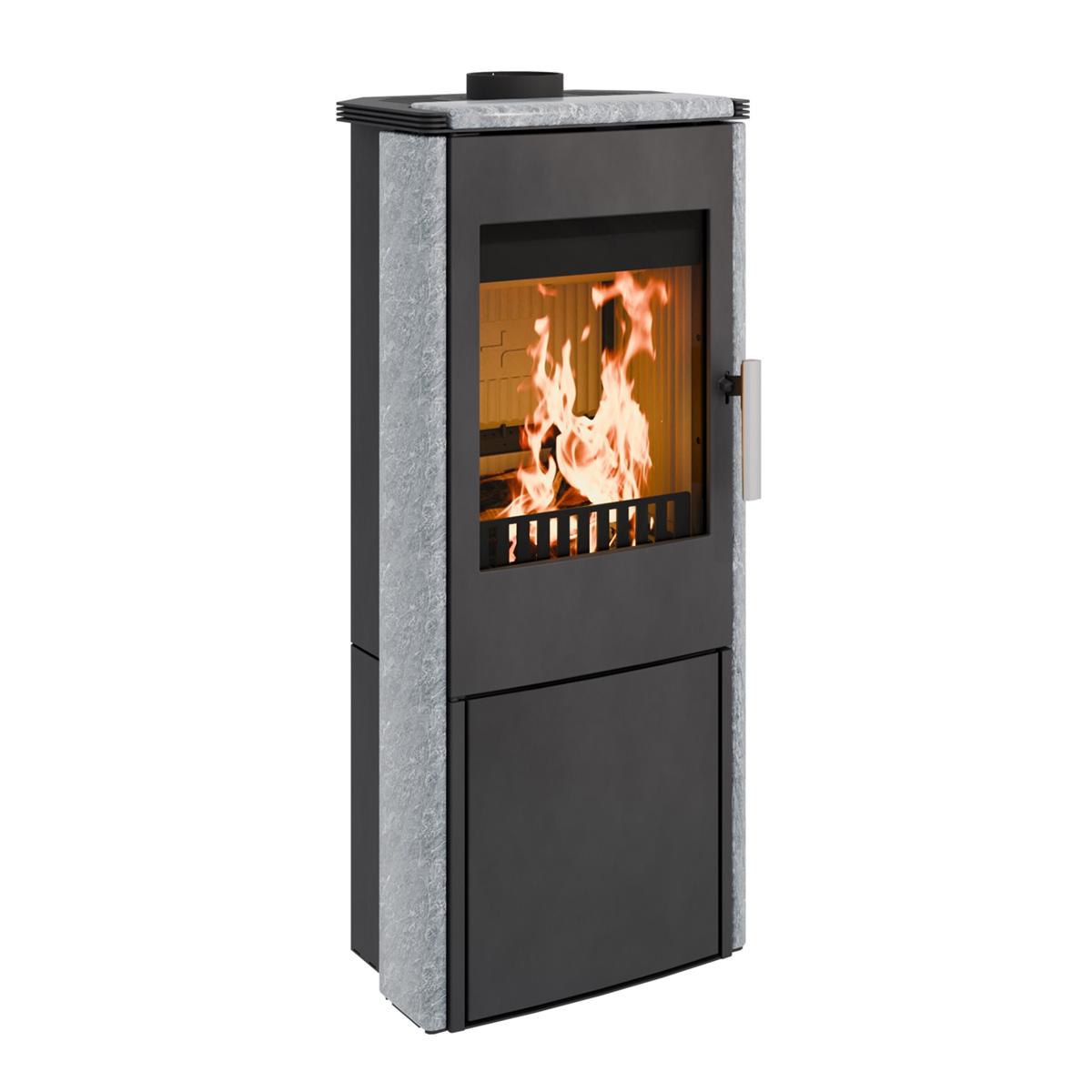 Kaminofen Haas und Sohn Montegrotto 6 kW - Verkleidung: Serpentino