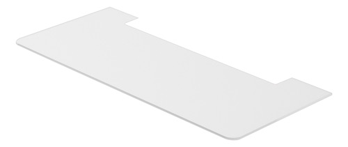 Wave Vorlegeplatte Glas klar 50 cm