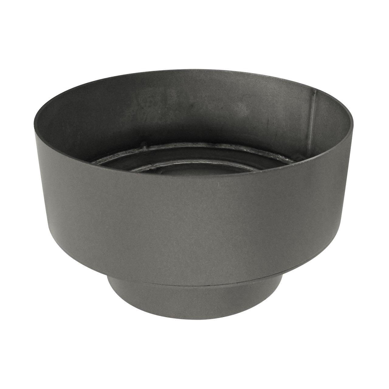 Ofenrohr Erweiterung gerade DN 120 auf 180 mm Gussgrau